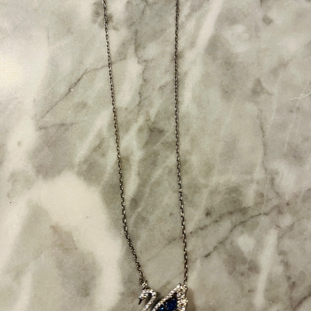 Swarovski Dancing Swan Necklace - Picture 4 of 4
